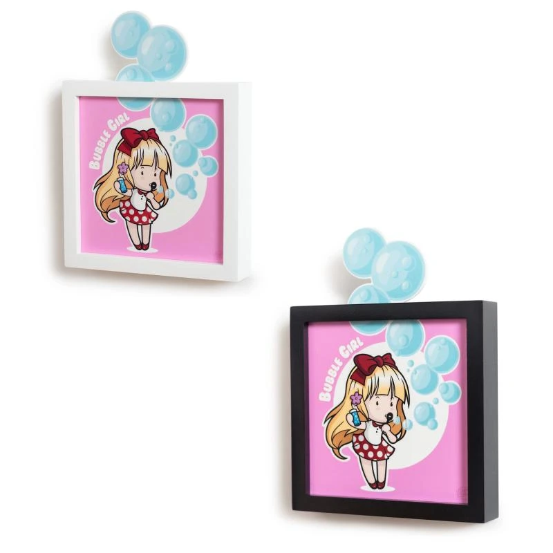 商品Funky Frames|Bubble girl decorative frame in white and black set,价格¥1136,第1张图片