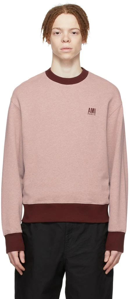 商品AMI|Pink Paris Sweatshirt,价格¥585,第1张图片
