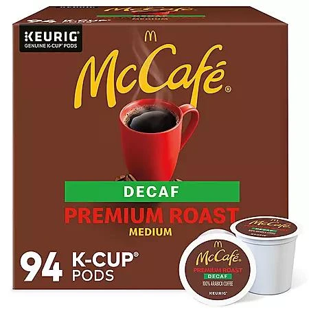 商品McCafé|McCafe Decaf Premium Medium Roast K-Cup Coffee Pods, 94 ct.,价格¥350,第1张图片