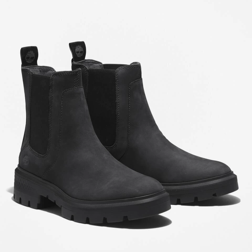 商品Timberland|TIMBERLAND WOMEN'S CORTINA VALLEY CHELSEA BOOTS - BLACK FULL GRAIN,价格¥1465,第2张图片详细描述