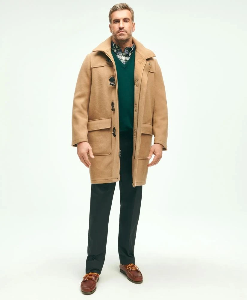 商品Brooks Brothers|Big & Tall Classic Wool Duffle Coat,价格¥7610,第1张图片