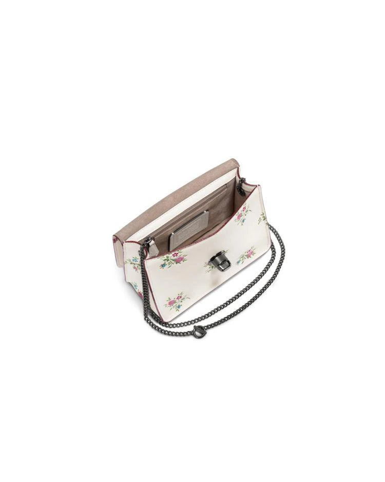 商品Coach|Cross Stitch Floral Print Bowery Crossbody with Glitter,价格¥1172,第3张图片详细描述