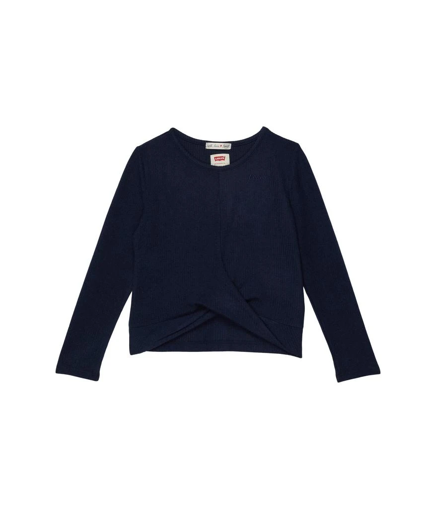 商品Levi's|Super Soft Long Sleeve Front Twist Top (Big Kids),价格¥187,第1张图片