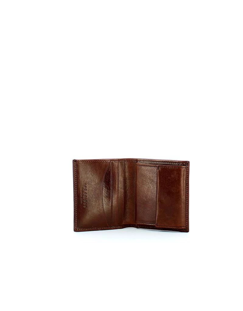 商品The Bridge|Story Uomo Brown Leather Small Vertical Wallet,价格¥811,第2张图片详细描述