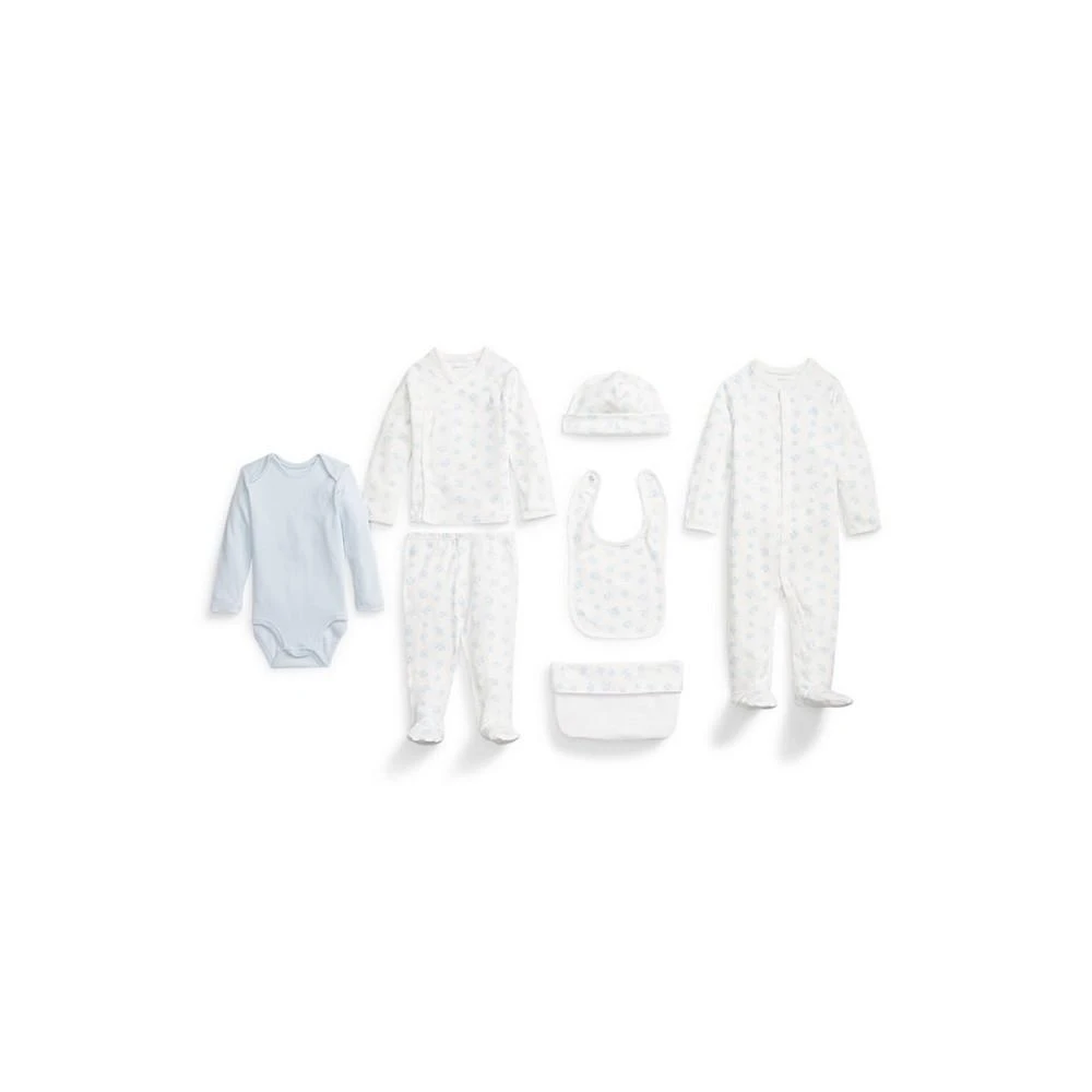 商品Ralph Lauren|Baby Boys or Girls Organic Cotton Gift Set, 7 Piece,价格¥641,第1张图片