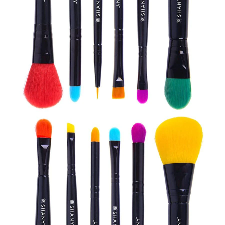 商品SHANY|LUNA - 6 PC Double Sided Travel  Makeup Brush Set with Pouch,价格¥111,第5张图片详细描述