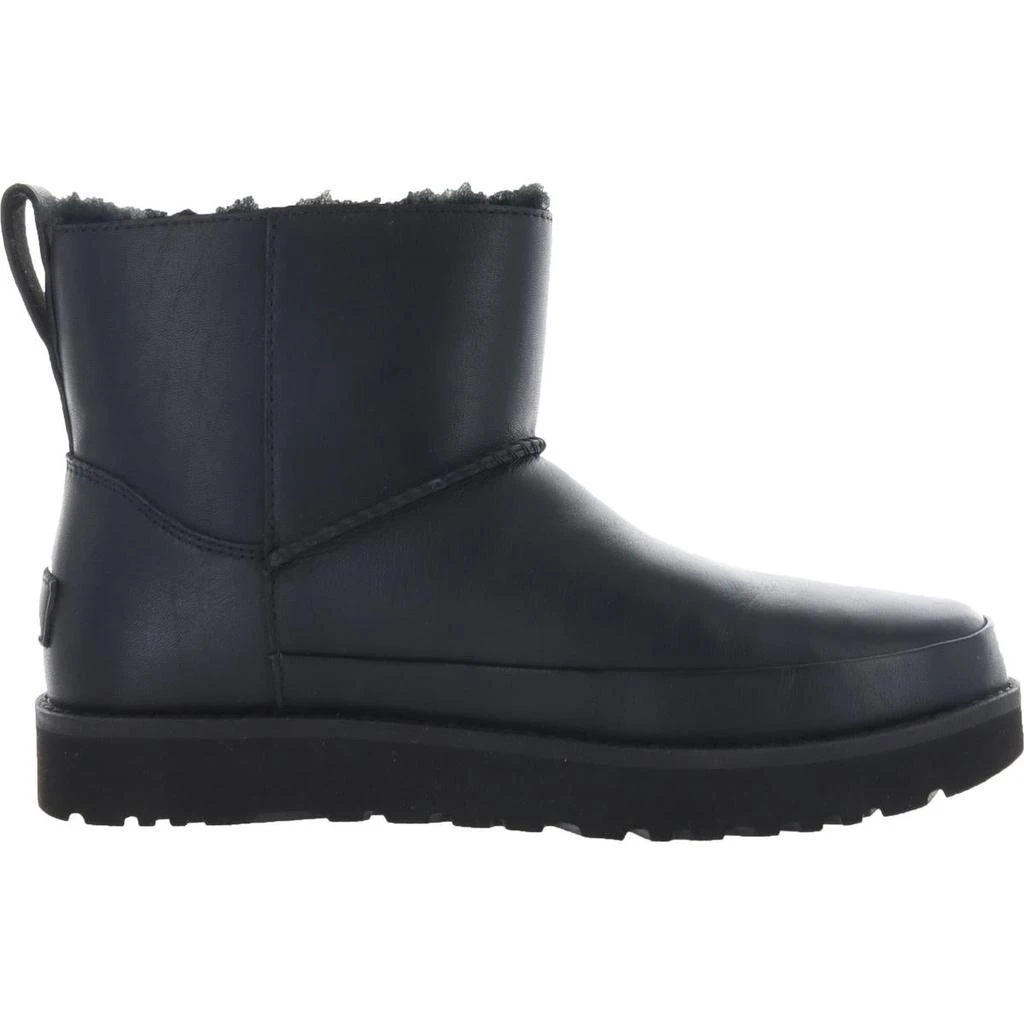 商品UGG|Ugg Womens Classic Zip Mini Leather Faux Fur Casual Boots,价格¥378,第2张图片详细描述