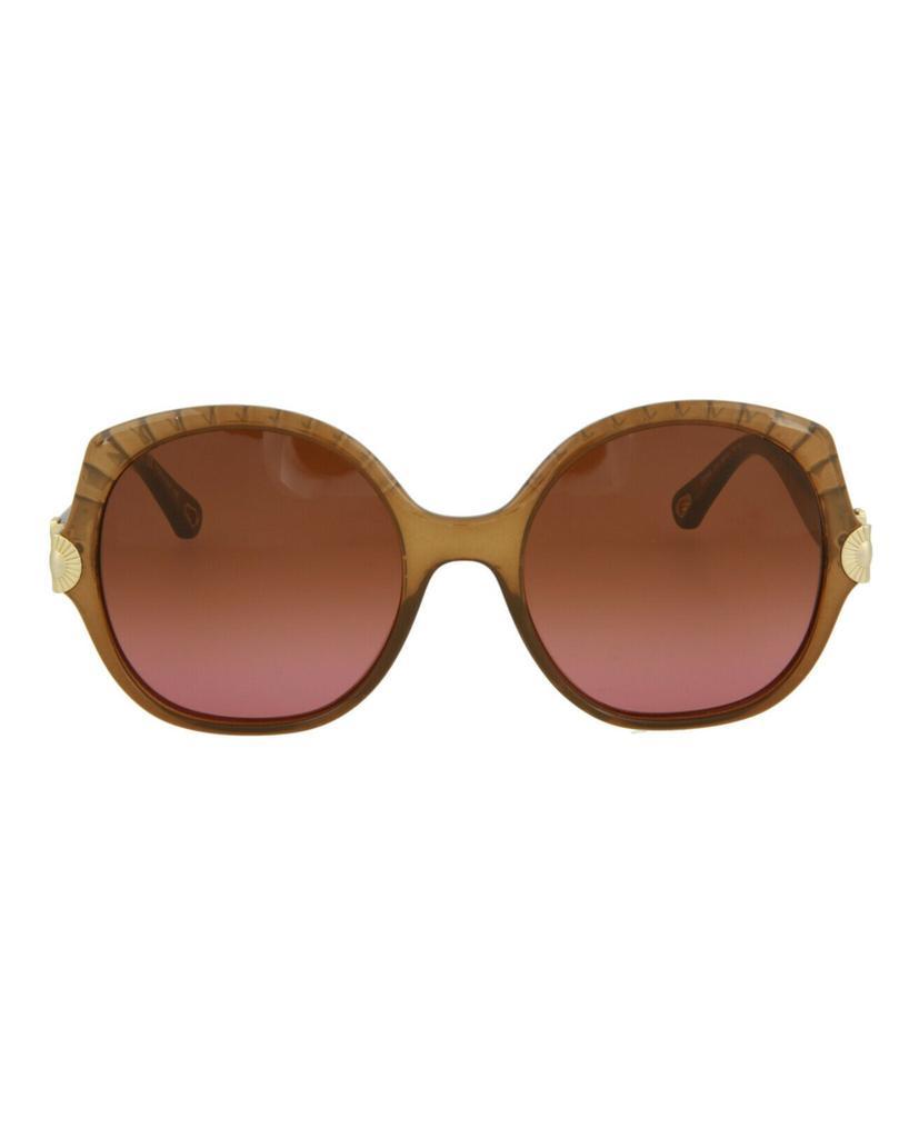 商品Chloé|Round-Frame Acetate Sunglasses,价格¥871,第1张图片