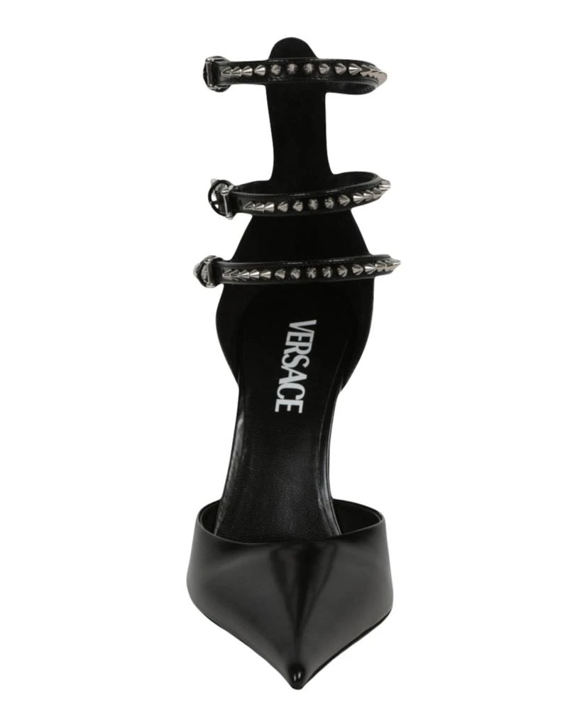 商品Versace|Spiked Pin Point Pumps,价格¥11041,第4张图片详细描述