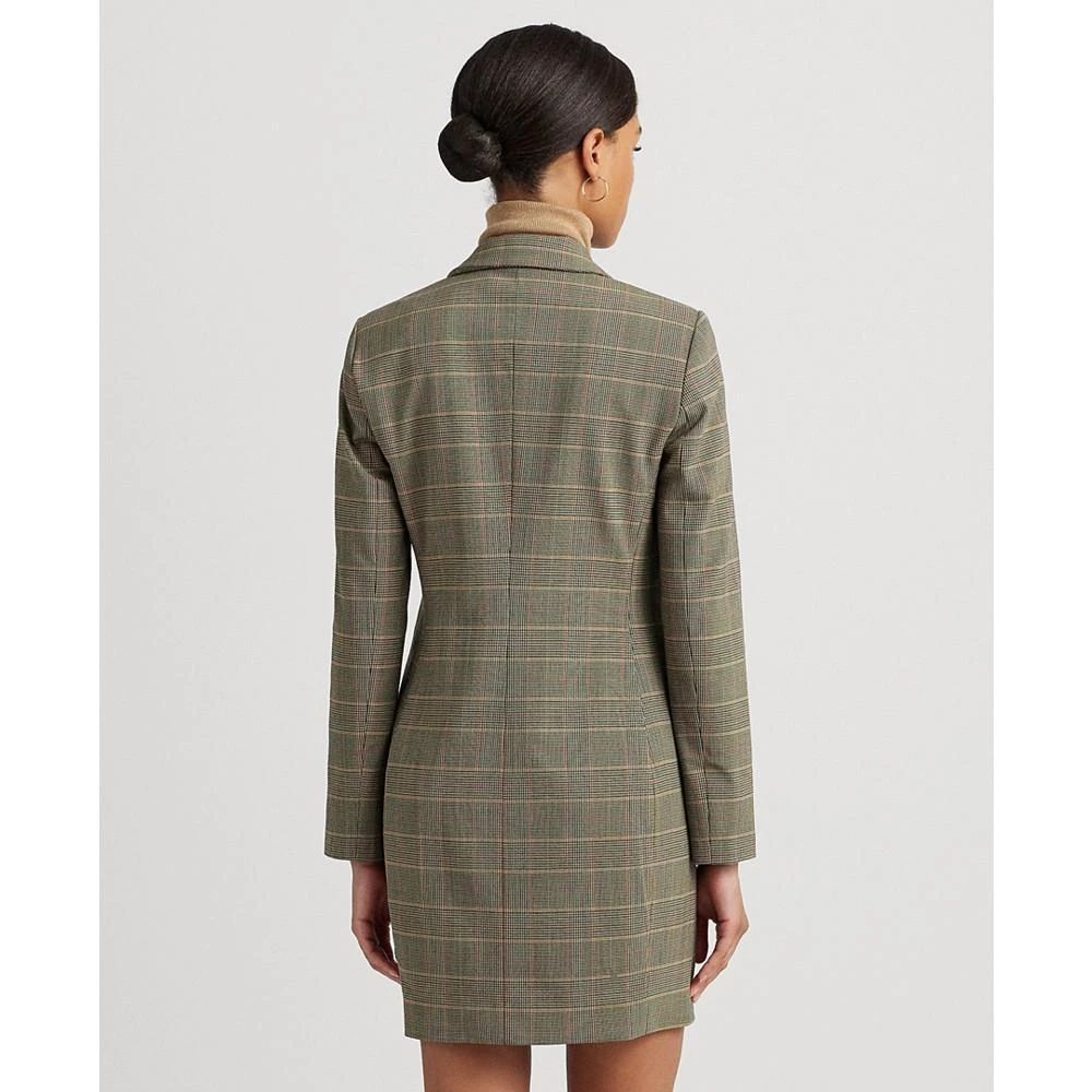 商品Ralph Lauren|Women's Checked Plaid Wool-Blend Twill Dress,价格¥1817,第2张图片详细描述