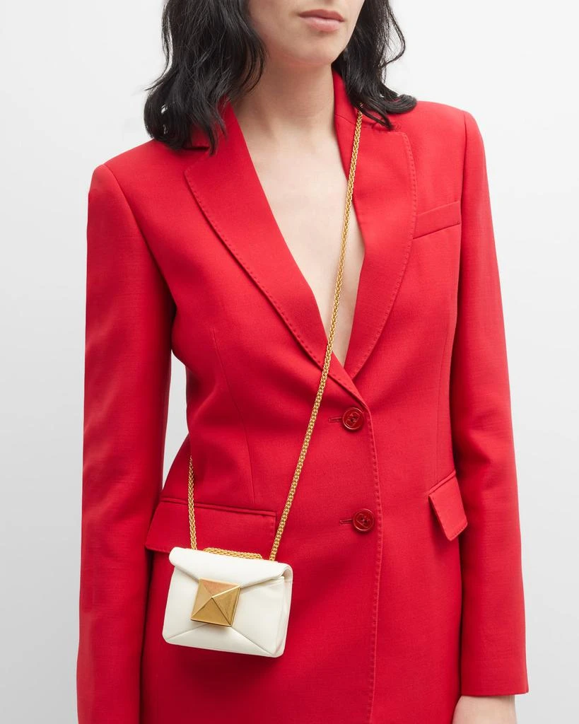商品Valentino|One Stud Mini Pouch Napa Shoulder Bag,价格¥11634,第3张图片详细描述