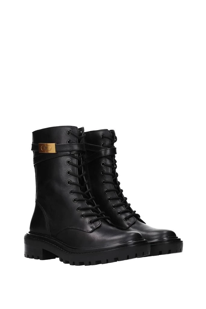 商品Tory Burch|Ankle boots combat Leather Black,价格¥1705,第2张图片详细描述