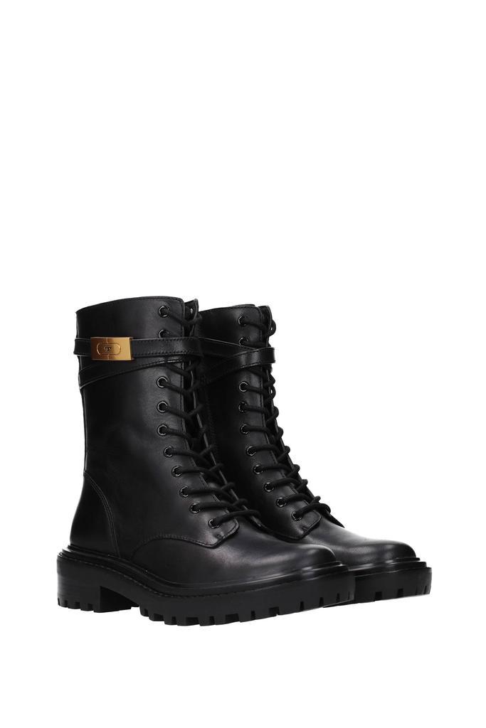 商品Tory Burch|Ankle boots combat Leather Black,价格¥1669,第4张图片详细描述