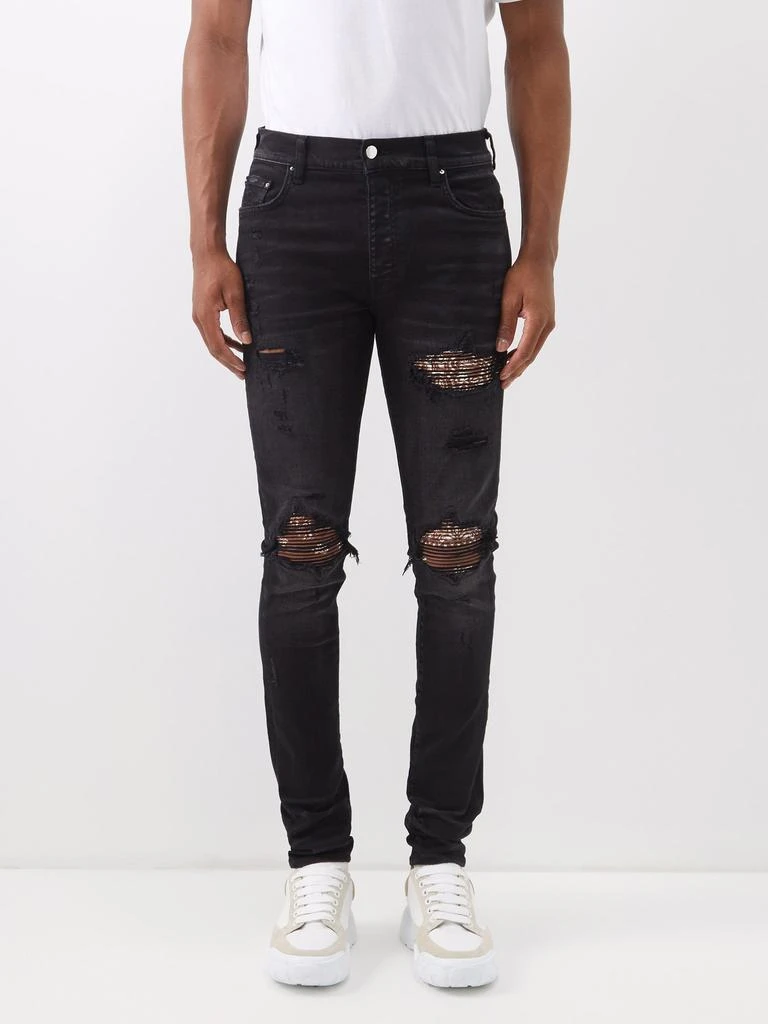 商品AMIRI|MX1 distressed skinny jeans,价格¥6041,第1张图片