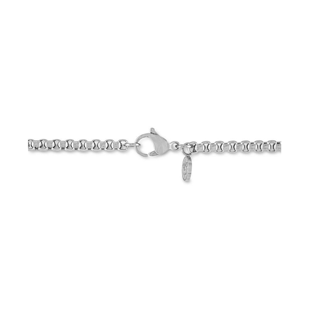商品Esquire Men's Jewelry|Textured Carbon Fiber Dog Tag 22" Pendant Necklace, Created for Macy's,价格¥1181,第5张图片详细描述