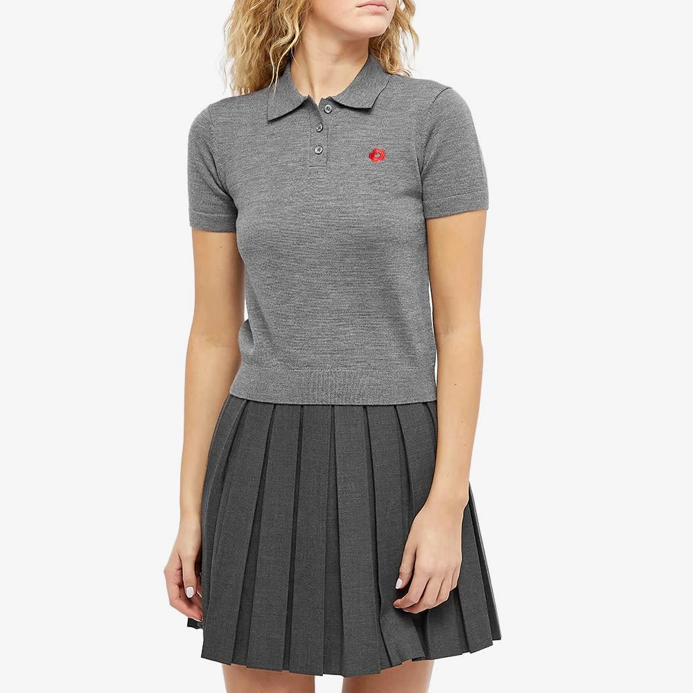 商品Sandy Liang|Sandy Liang Short Sleeve Favs Knit Polo,价格¥3056,第3张图片详细描述