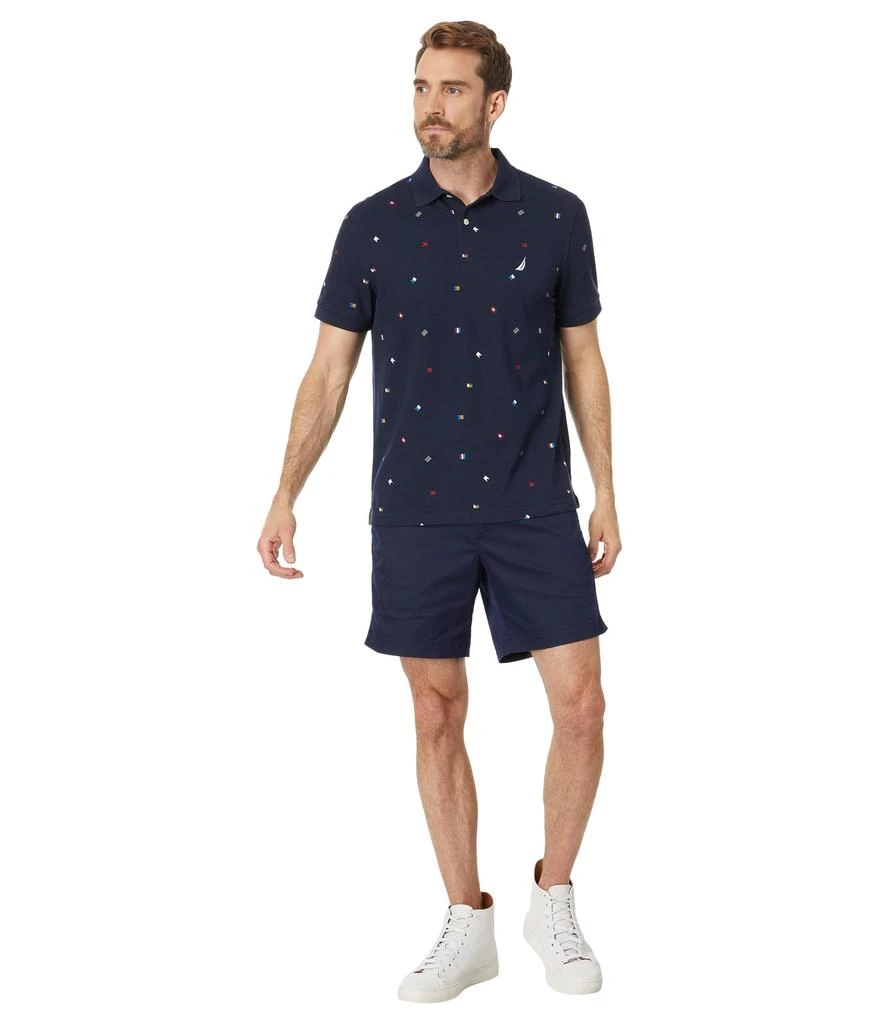 商品Nautica|Classic Fit Printed Deck Polo,价格¥262,第4张图片详细描述