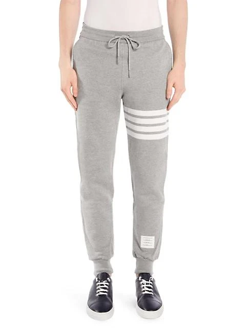 商品Thom Browne|Stripe Cotton Joggers,价格¥4796,第3张图片详细描述