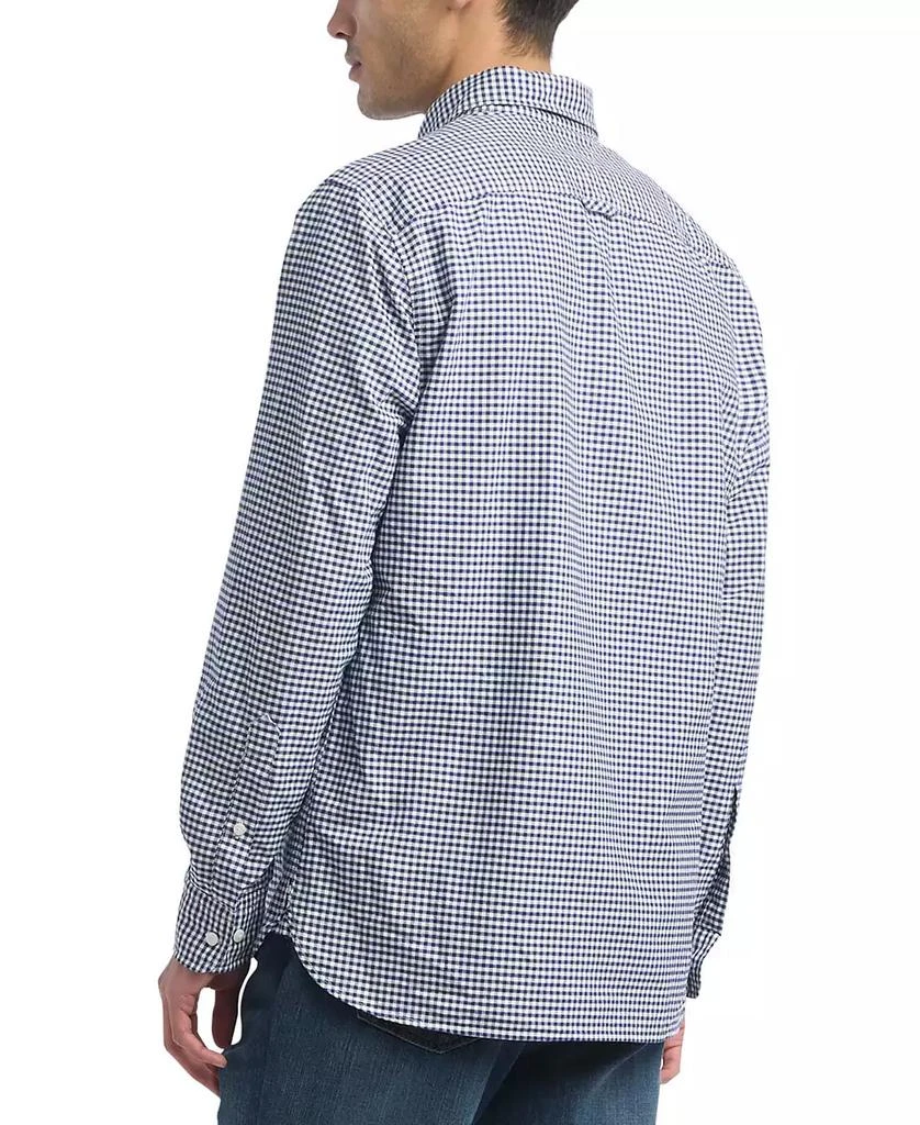 商品Tommy Hilfiger|Men's Gingham Long Sleeve Button-Down Oxford Shirt,价格¥617,第2张图片详细描述