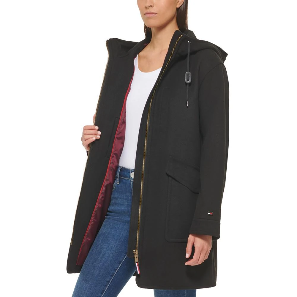 商品Tommy Hilfiger|Women's Zip Front Hooded Coat,价格¥1651,第4张图片详细描述