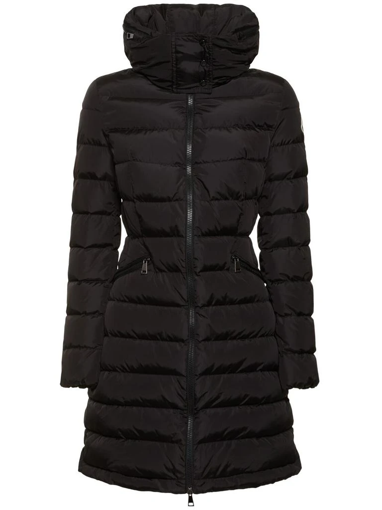 商品Moncler|Flammette Nylon Long Down Jacket,价格¥16083,第1张图片