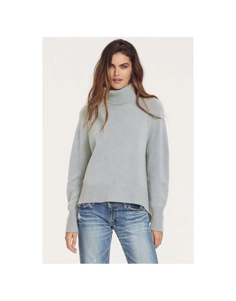 商品360 Cashmere|360 Cashmere Hudson Cabel Roll Neck Jumper Colour: aloe,价格¥3008,第1张图片