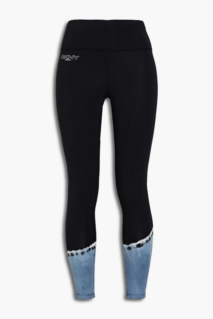 商品DKNY|Cropped printed stretch-cotton jersey leggings,价格¥226,第3张图片详细描述