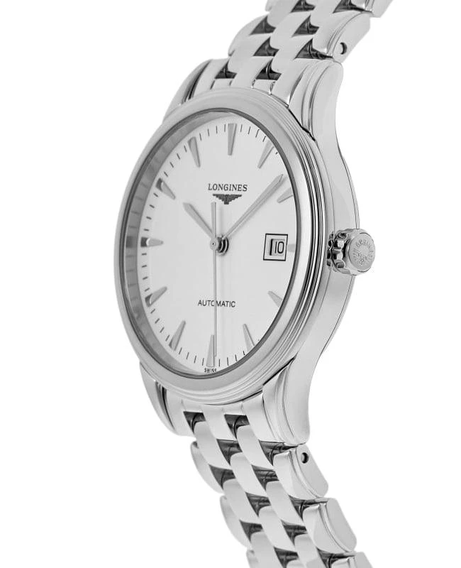 商品Longines|Longines Flagship Automatic White Dial Stainless Steel Women's Watch L4.374.4.12.6,价格¥8975,第3张图片详细描述