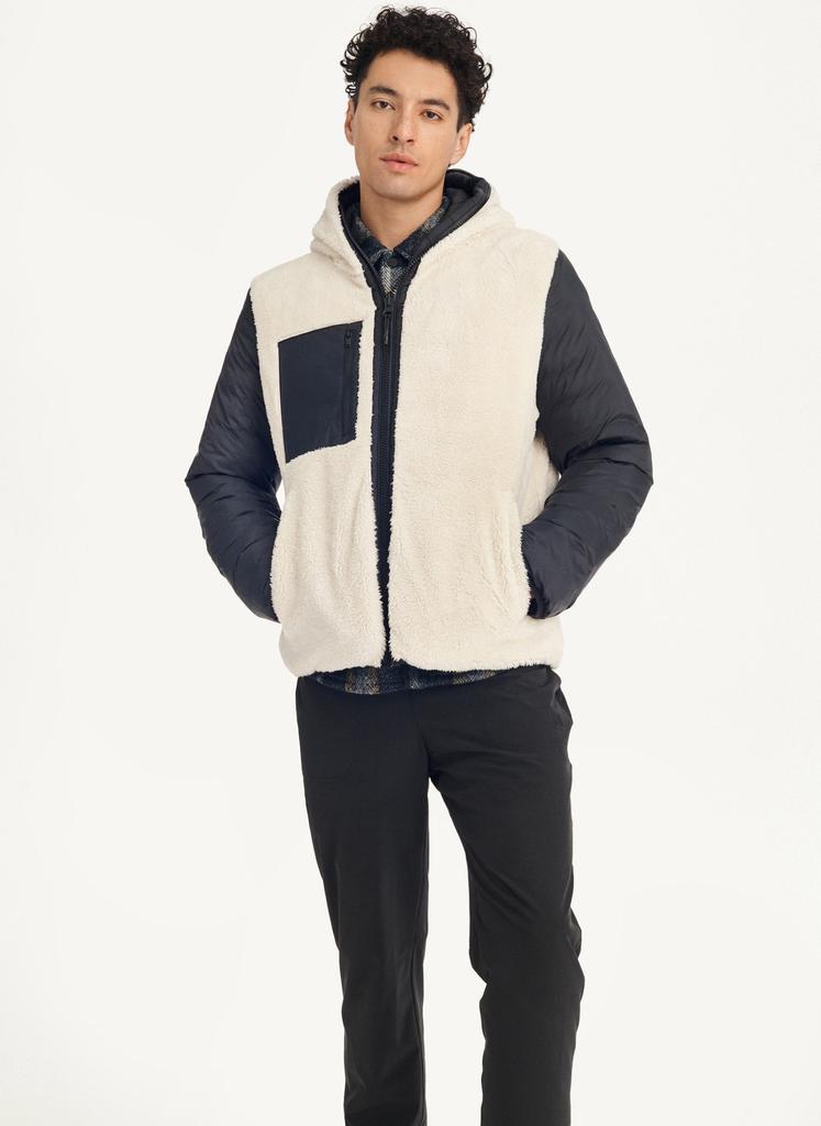 Quilted Reversible Sherpa Jacket商品第5张图片规格展示