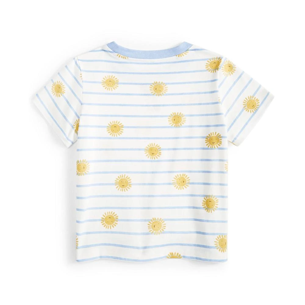 商品First Impressions|Baby Boys Sun-Print Striped T-Shirt, Created for Macy's,价格¥75,第2张图片详细描述