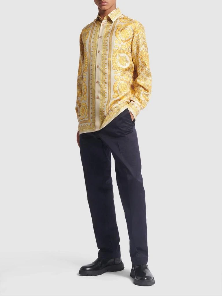 商品Versace|Barocco印花真丝衬衫,价格¥10765,第2张图片详细描述