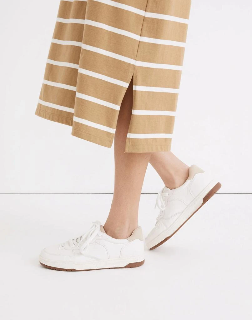 商品Madewell|Court Sneakers in White Leather,价格¥777,第4张图片详细描述