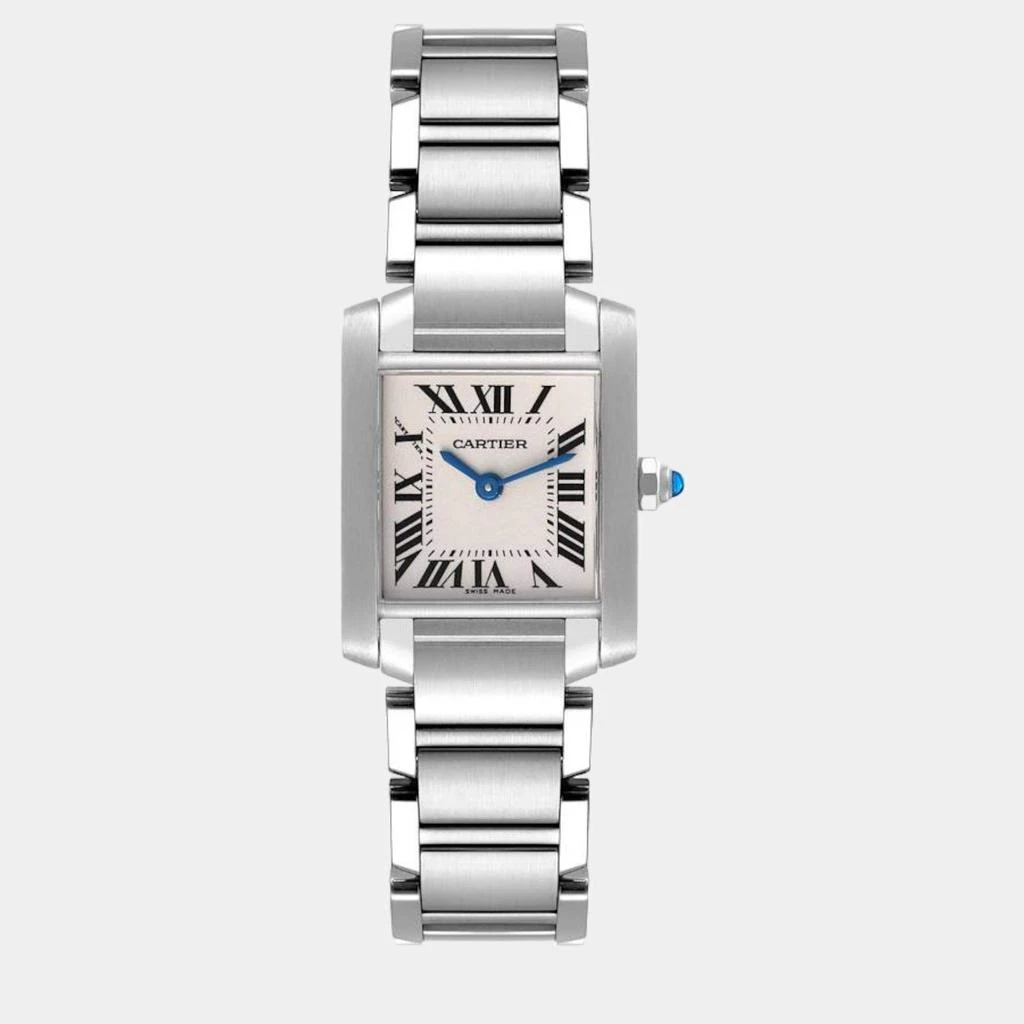 商品[二手商品] Cartier|Cartier Tank Francaise Small Silver Dial Steel Ladies Watch W51008Q3,价格¥25781,第1张图片