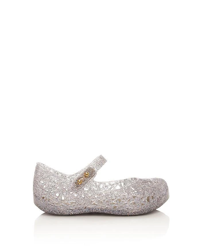 商品Mini Melissa|女孩(幼儿)Girls' Campana Glitter Zig Zag Mary Jane Flats - Walker, Toddler,价格¥186,第4张图片详细描述