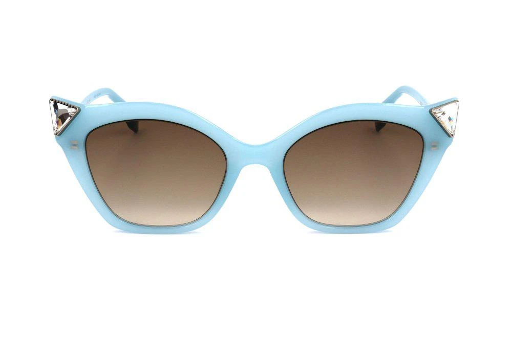 商品Fendi|Fendi Eyewear Embellished Cat Eye Frame Sunglasses,价格¥1343,第1张图片