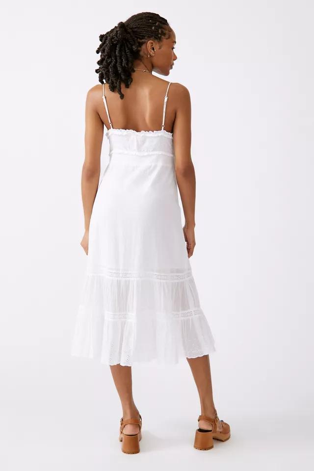 UO Alyssa Eyelet Midi Dress商品第3张图片规格展示