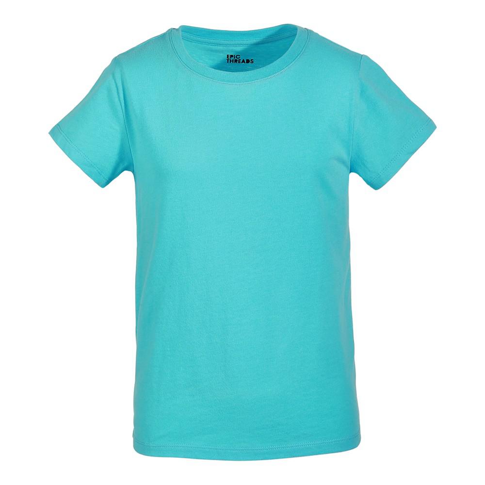 Big Girls Solid Basic Tee, Created For Macy's商品第1张图片规格展示