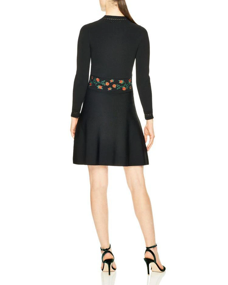 商品Sandro|Giorgia Embroidered Dress,价格¥1740,第2张图片详细描述