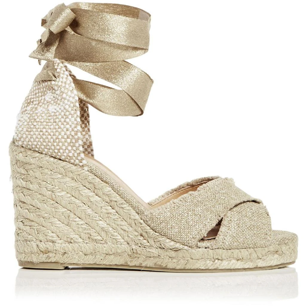 商品Castaner|Castaner Womens BLUMA WEDGE ANKLE TIES Strappy Sandals,价格¥532,第2张图片详细描述
