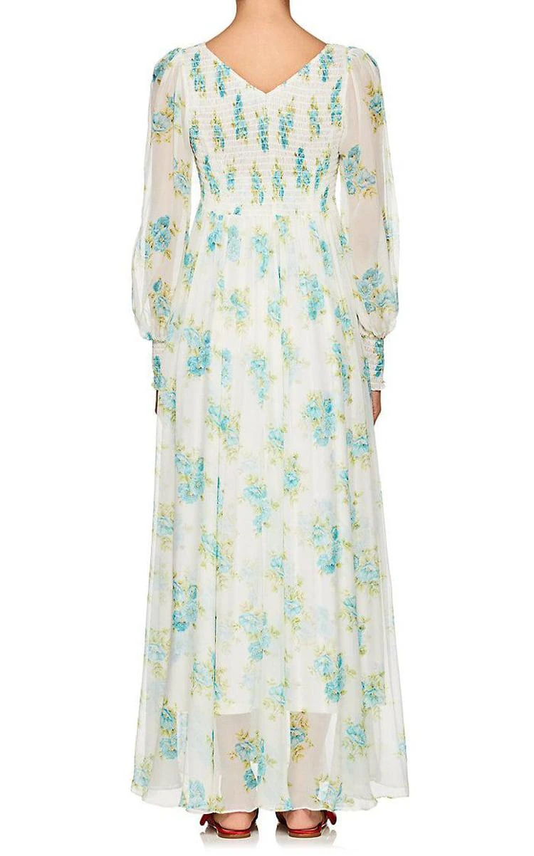 商品Zimmermann|Whitewave Floral Silk Maxi Dress,价格¥6245,第3张图片详细描述