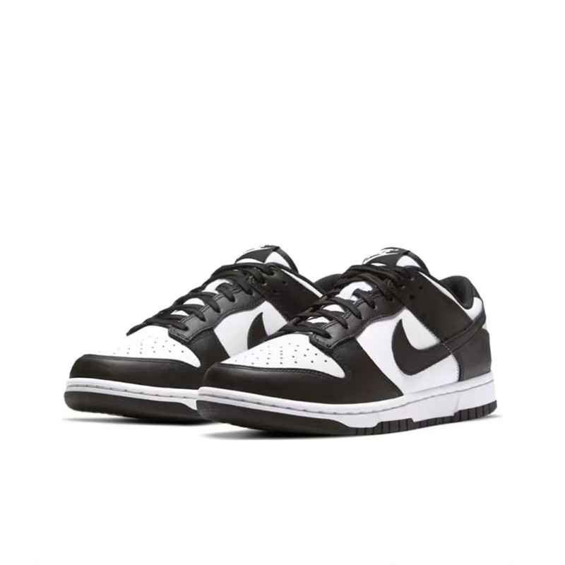 NIKE DUNK LOW WHITE/BLACK 熊猫低帮复古板鞋 女款商品第3张图片规格展示