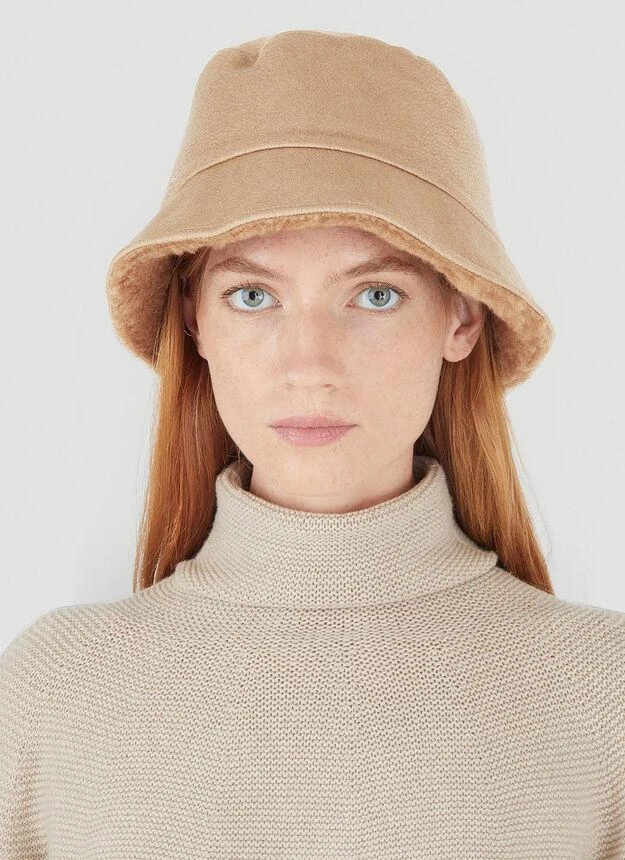 商品Max Mara|Fiducia Bucket Hat in Camel,价格¥1513,第2张图片详细描述