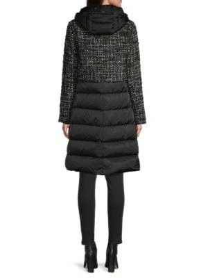 商品Herno|Mixed Tweed & Down Puffer Coat,价格¥8972,第2张图片详细描述