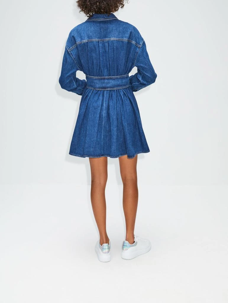 商品Alexander McQueen|Original Denim Mini Shirt Dress,价格¥3209,第3张图片详细描述