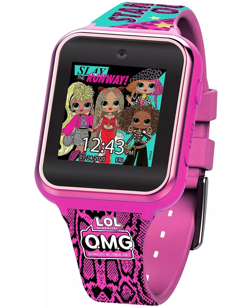 商品Accutime|Kid's OMG Multicolored Silicone Touchscreen Smart Watch 46x41mm,价格¥277,第2张图片详细描述