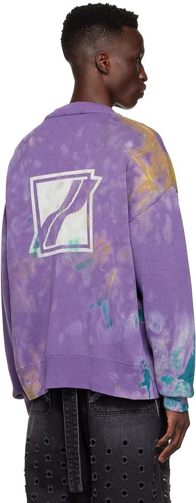 商品We11done|Purple Cotton Sweater,价格¥1553,第3张图片详细描述