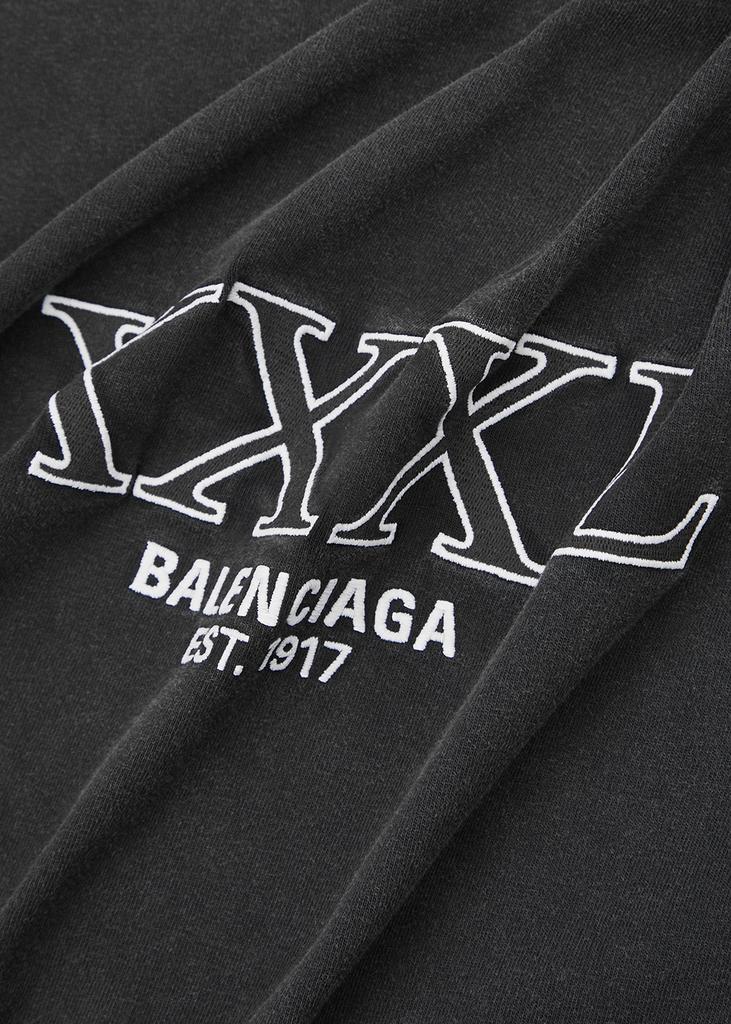 XXXL logo-embroidered cotton T-shirt商品第5张图片规格展示