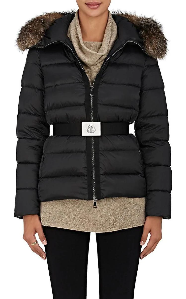 商品Moncler|Tatie Fur-Trimmed Down Coat,价格¥14708,第1张图片