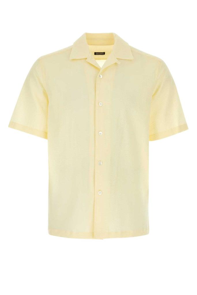 Ermenegildo Zegna Short-Sleeved Buttoned Shirt商品第1张图片规格展示