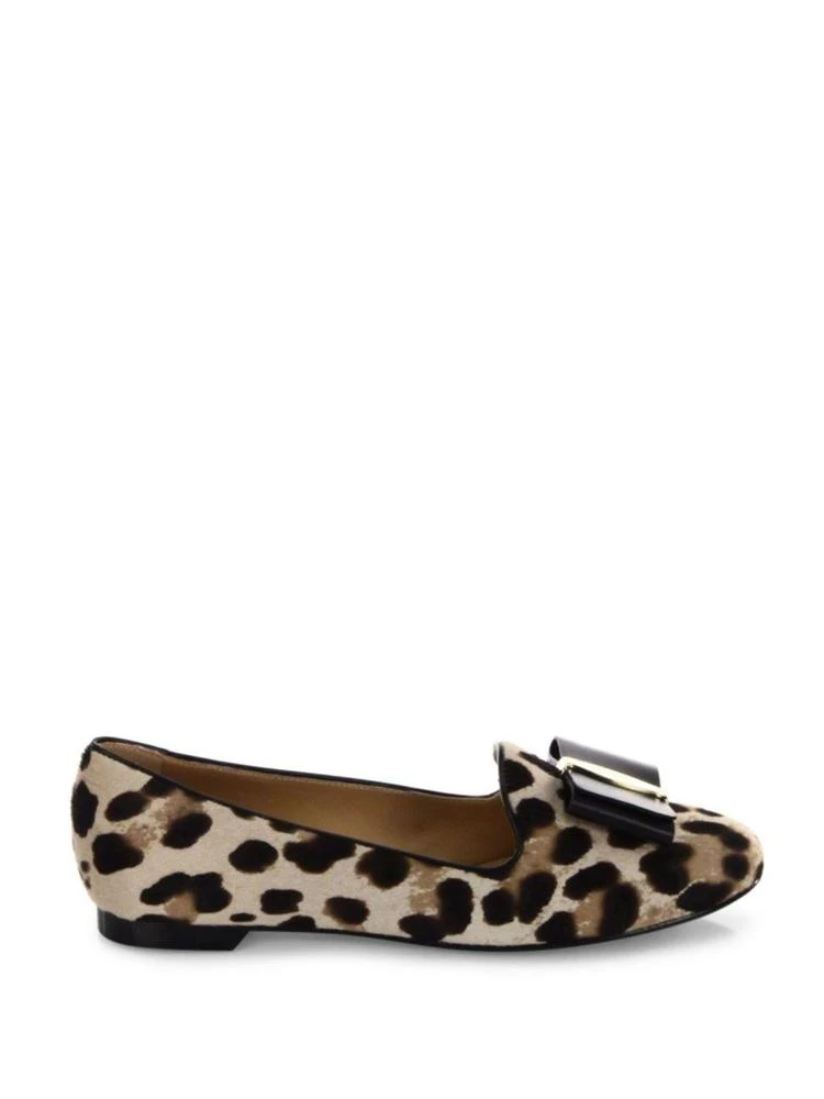 商品Salvatore Ferragamo|Aosta Leopard-Print Calf Hair Loafers,价格¥3462,第5张图片详细描述